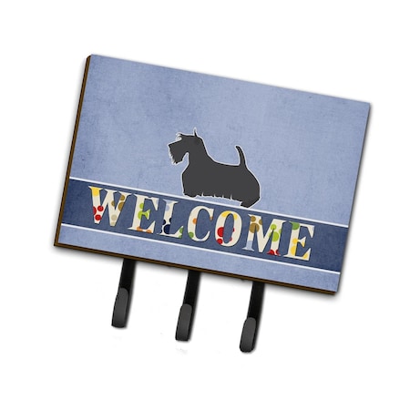 Carolines Treasures Scottish Terrier Welcome Leash or Key Holder BB5573TH68